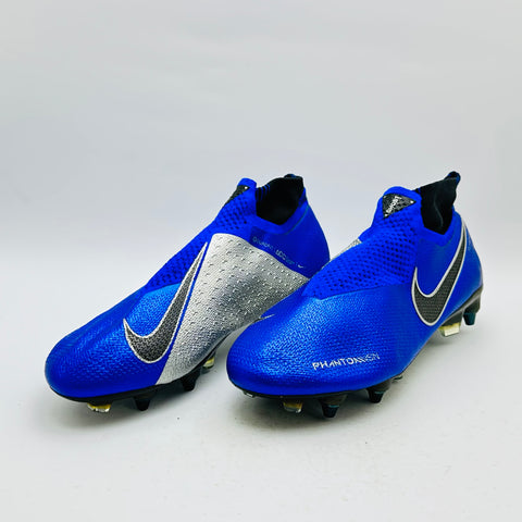 scherp Zijn bekend dubbellaag Nike Phantom VSN Elite DF SG Pro ACC Soccer Cleats Blue Silver – lastbuy